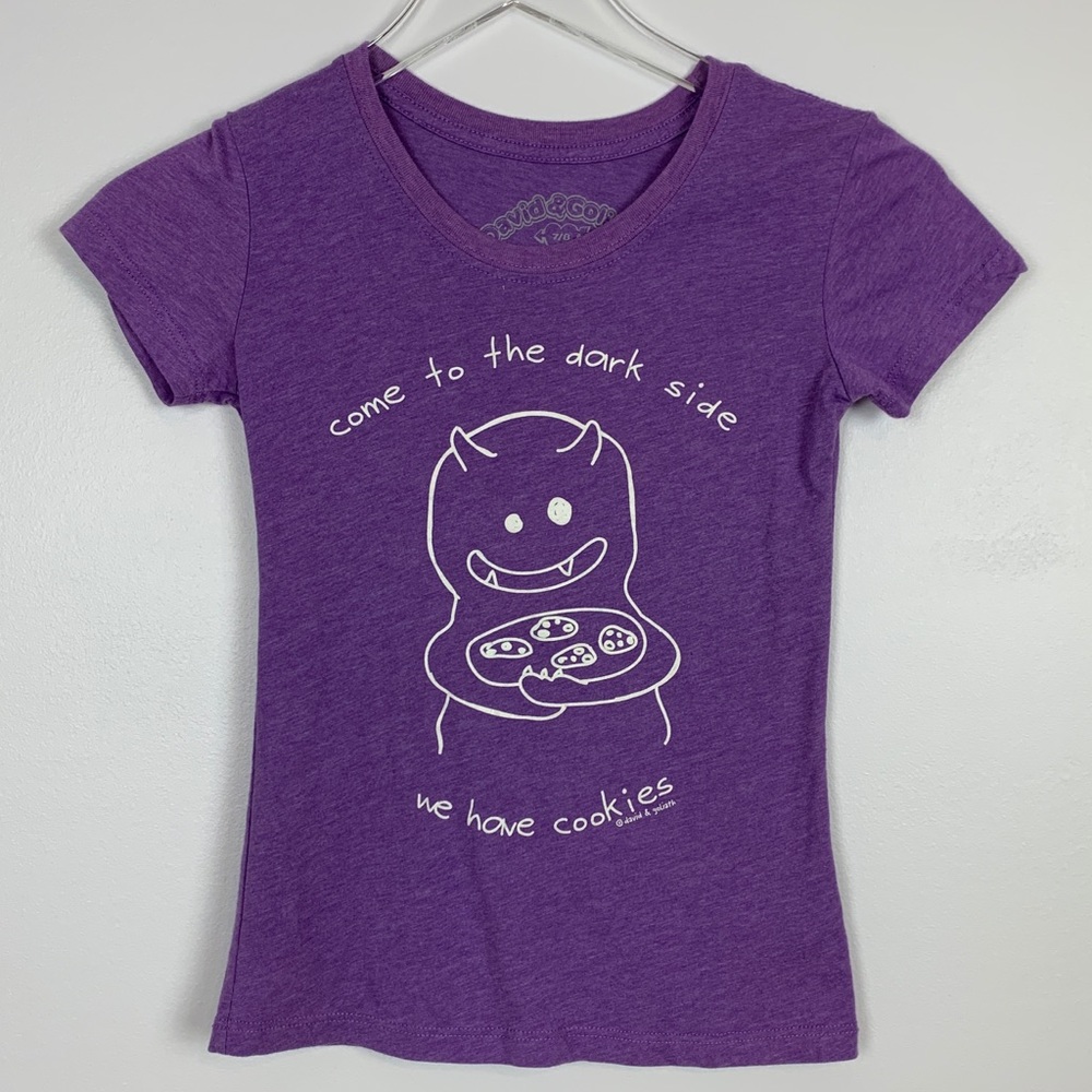 David & Golith Dark Side Tee sz M Girls